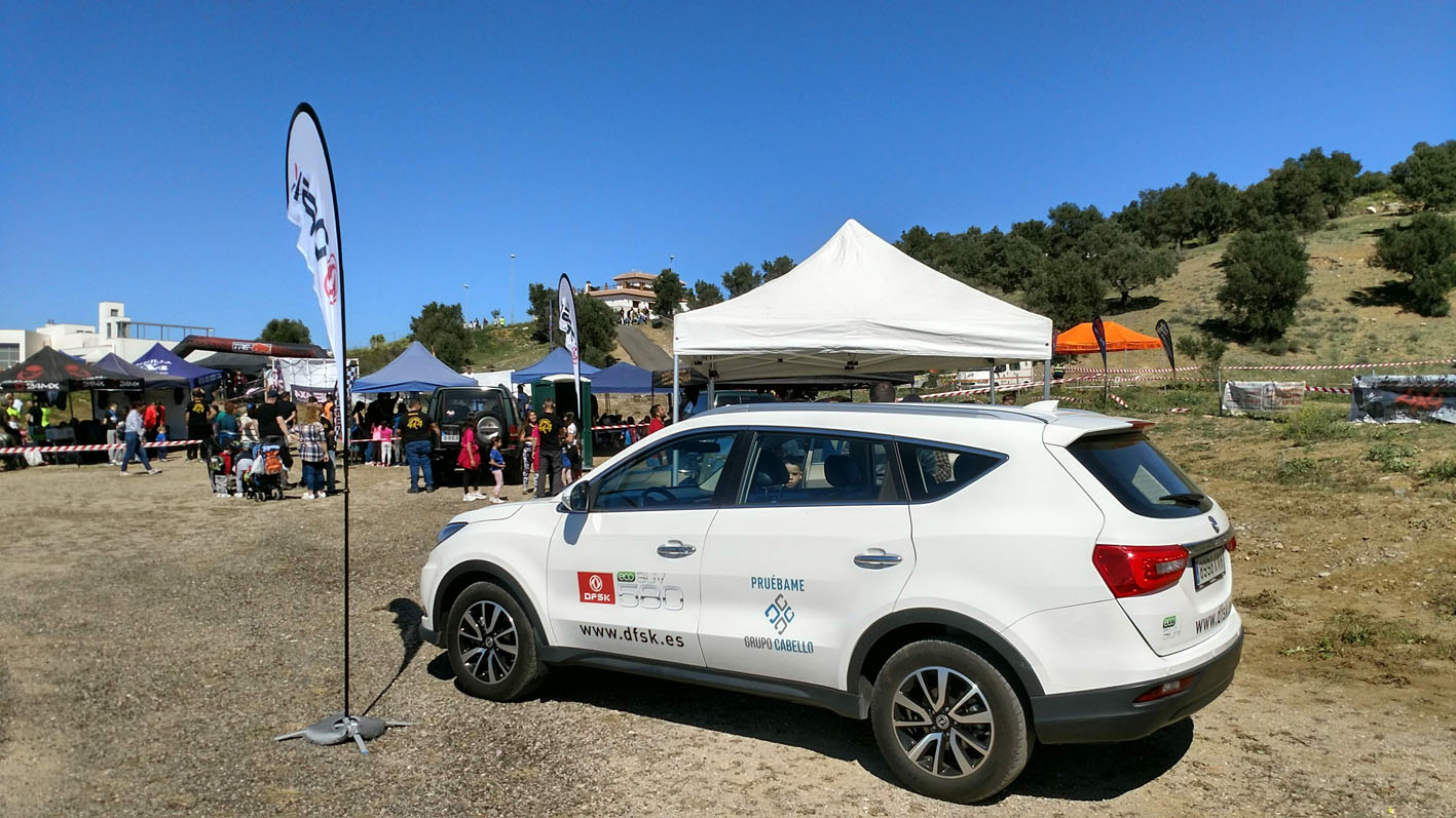 DFSK Málaga ya estuvo presente en la prueba de Pizarra del año pasado.