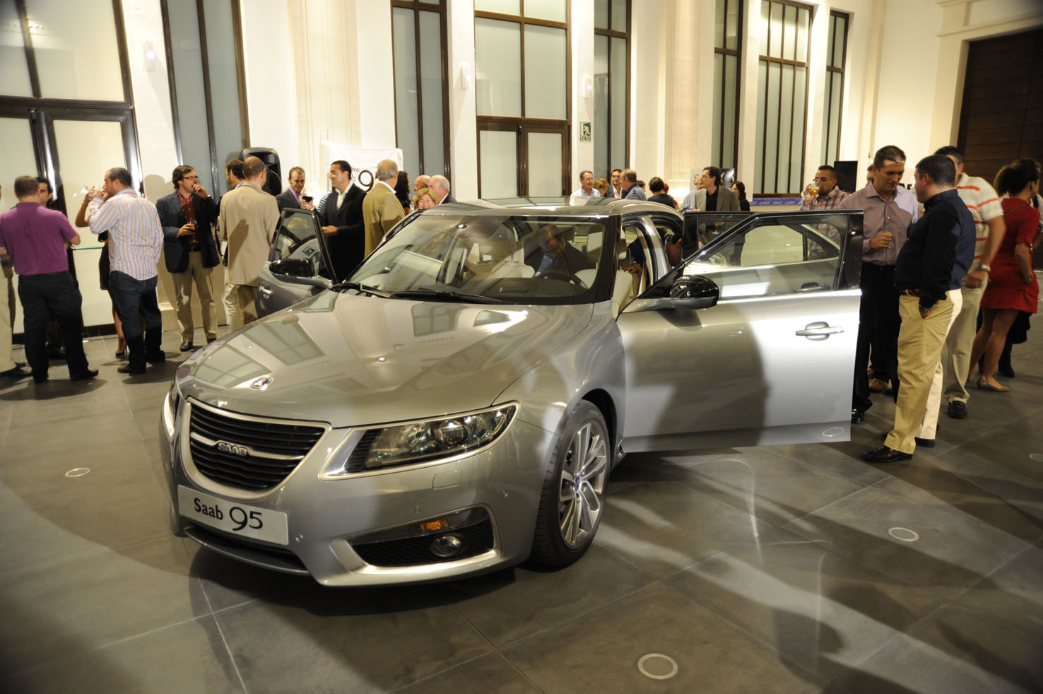Presentación Saab 9-5 Museo Automovilístico de Málaga.