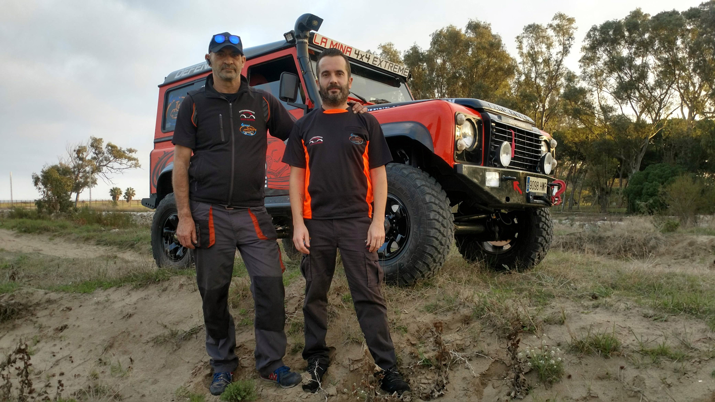 Salvador Moral y Carlos Ruíz, equipo La Mina 4x4 Extreme.