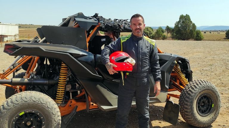 Carlos Ruiz, copiloto del equipo La Mina Competición.