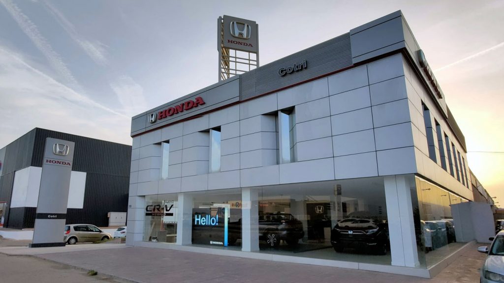 Reportaje Instalaciones Honda Cotri Málaga.